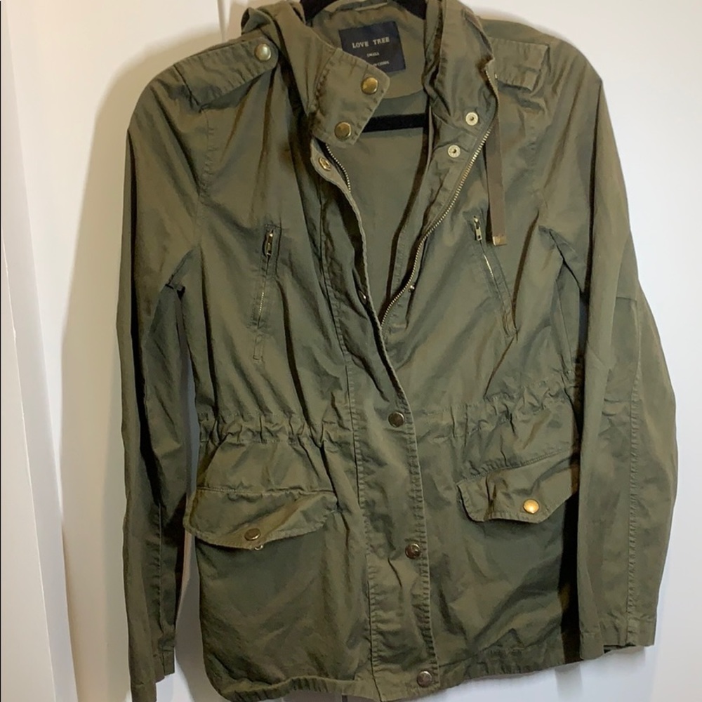 Army green jacket